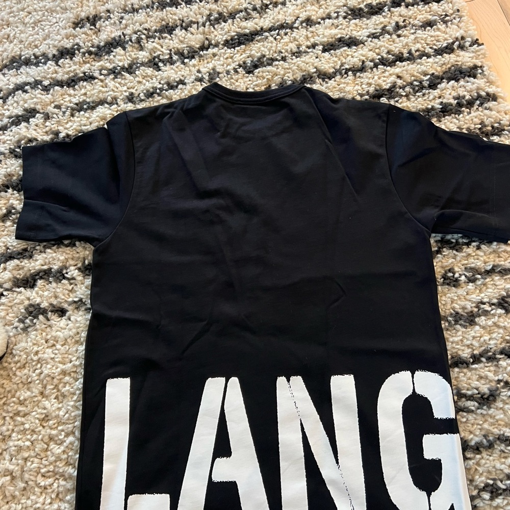 Helmut Lang Logo Patchwork Tee Black - image 6